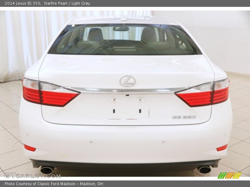 Starfire Pearl / Light Gray 2014 Lexus ES 350