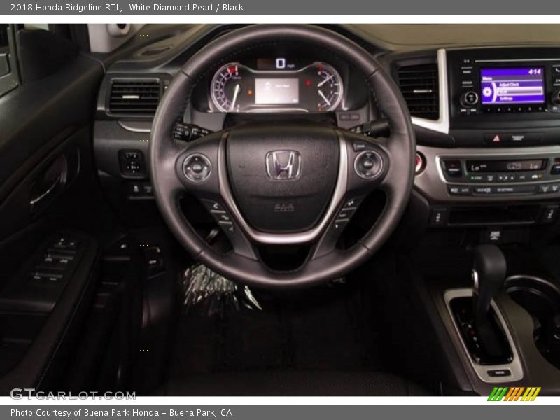 White Diamond Pearl / Black 2018 Honda Ridgeline RTL
