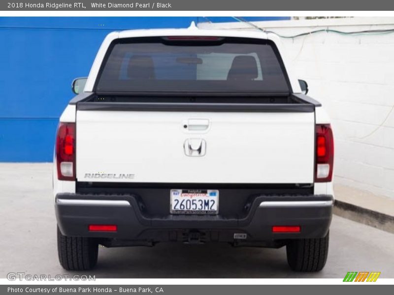 White Diamond Pearl / Black 2018 Honda Ridgeline RTL