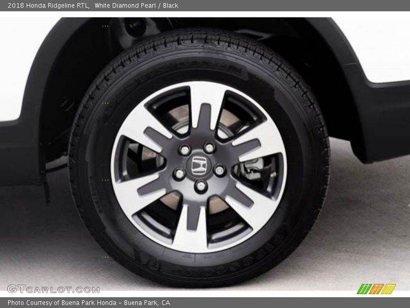 White Diamond Pearl / Black 2018 Honda Ridgeline RTL