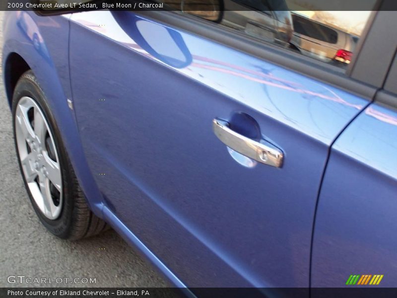 Blue Moon / Charcoal 2009 Chevrolet Aveo LT Sedan
