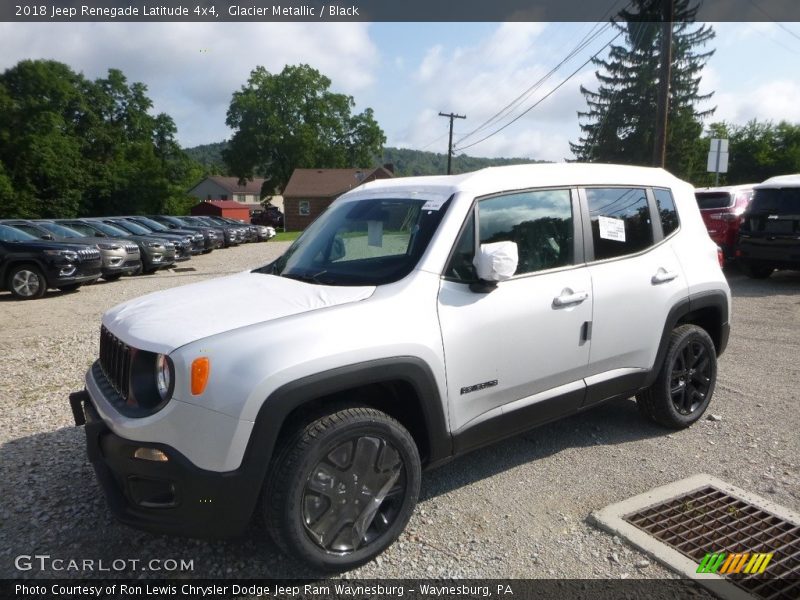 Glacier Metallic / Black 2018 Jeep Renegade Latitude 4x4
