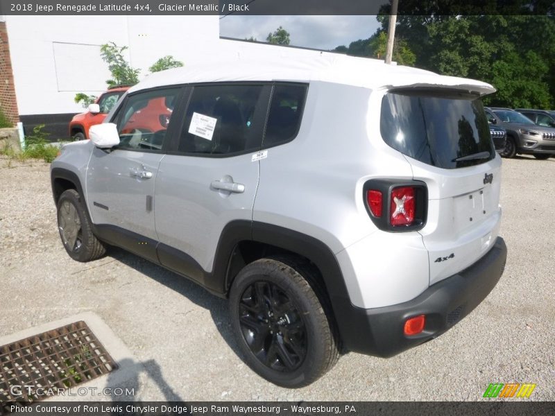 Glacier Metallic / Black 2018 Jeep Renegade Latitude 4x4
