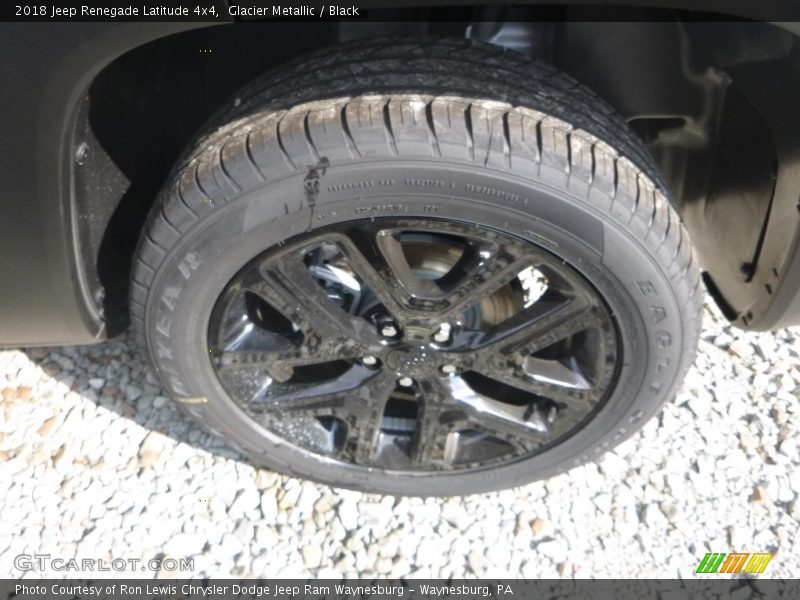 Glacier Metallic / Black 2018 Jeep Renegade Latitude 4x4