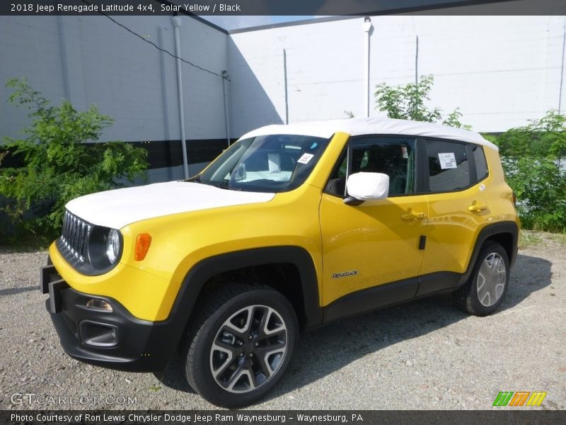 Solar Yellow / Black 2018 Jeep Renegade Latitude 4x4