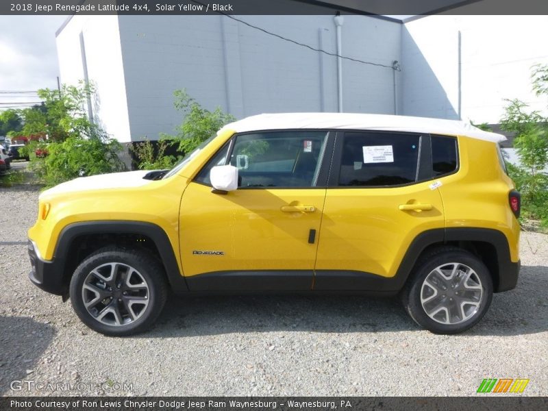 Solar Yellow / Black 2018 Jeep Renegade Latitude 4x4