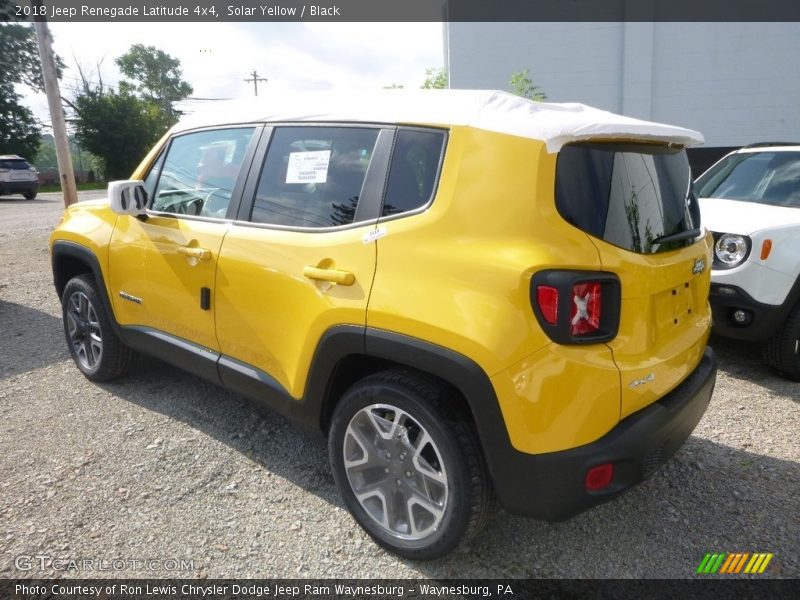 Solar Yellow / Black 2018 Jeep Renegade Latitude 4x4