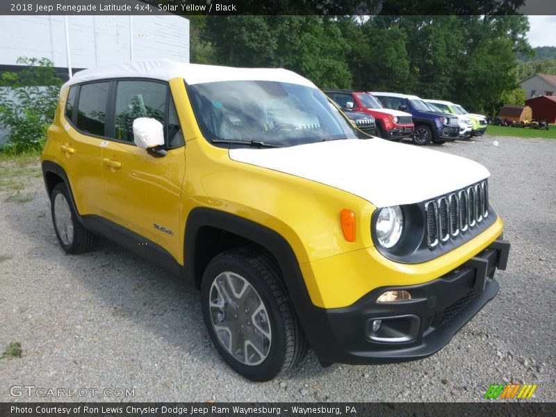 Solar Yellow / Black 2018 Jeep Renegade Latitude 4x4