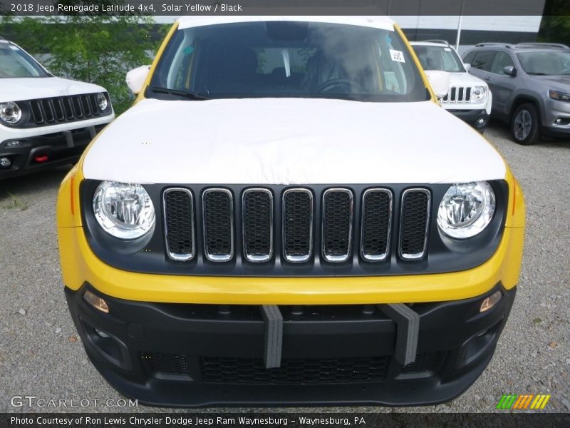 Solar Yellow / Black 2018 Jeep Renegade Latitude 4x4