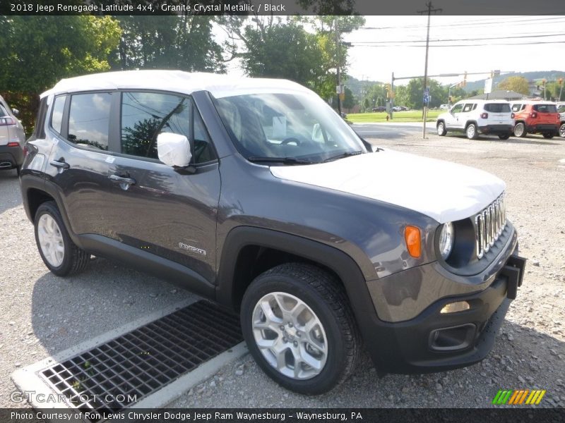 Granite Crystal Metallic / Black 2018 Jeep Renegade Latitude 4x4