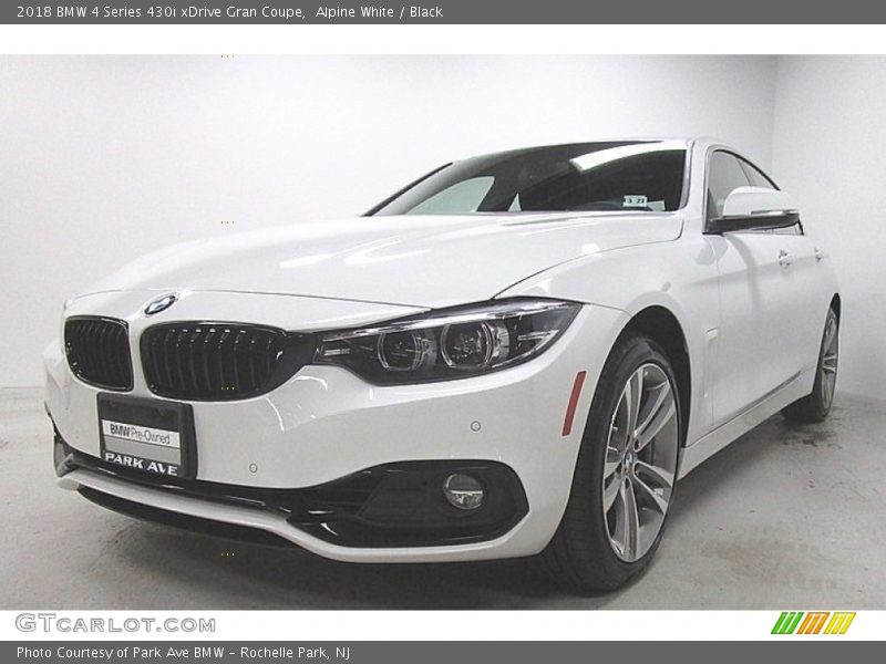 Alpine White / Black 2018 BMW 4 Series 430i xDrive Gran Coupe