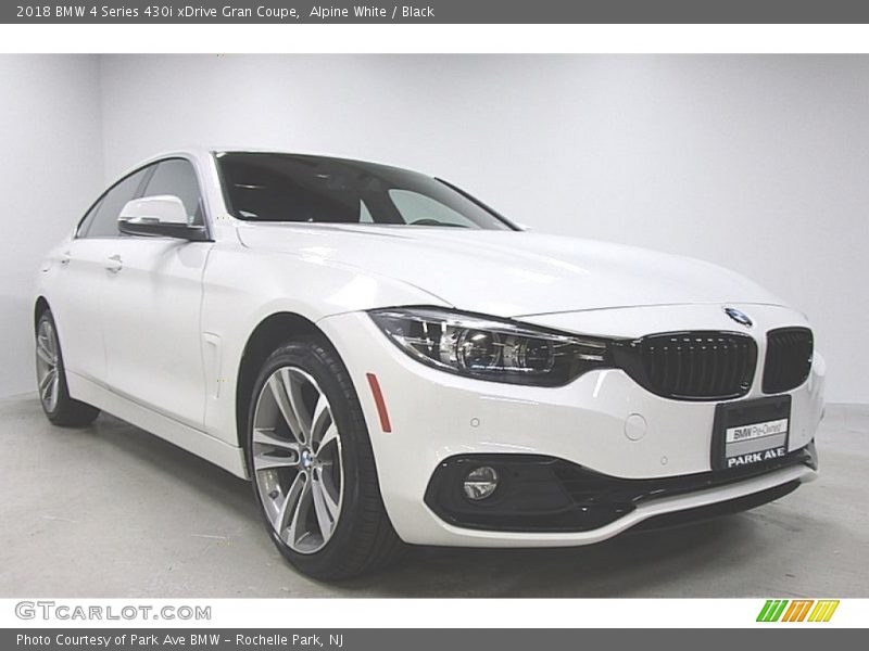 Alpine White / Black 2018 BMW 4 Series 430i xDrive Gran Coupe