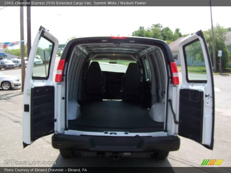 Summit White / Medium Pewter 2009 Chevrolet Express 2500 Extended Cargo Van