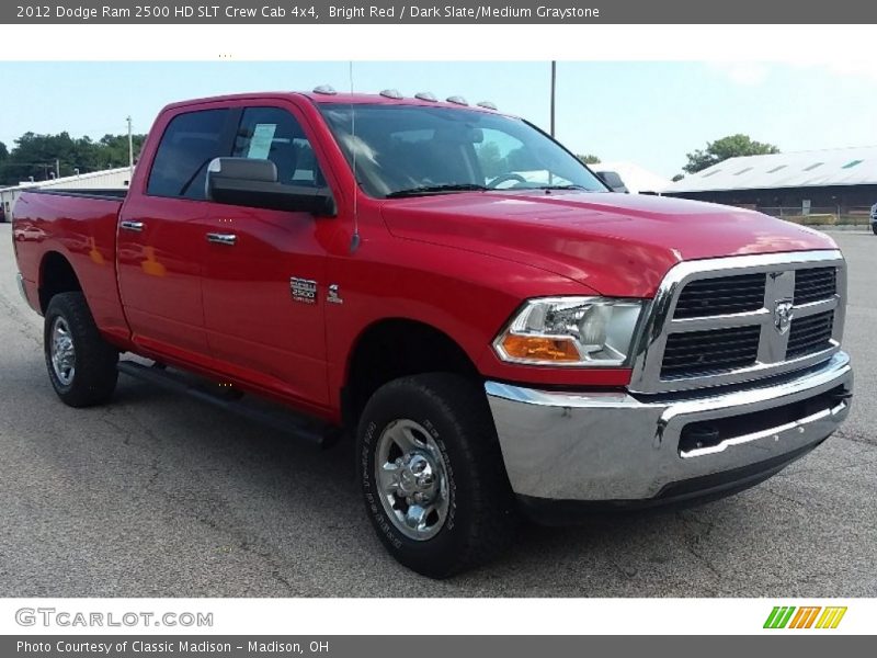 Bright Red / Dark Slate/Medium Graystone 2012 Dodge Ram 2500 HD SLT Crew Cab 4x4