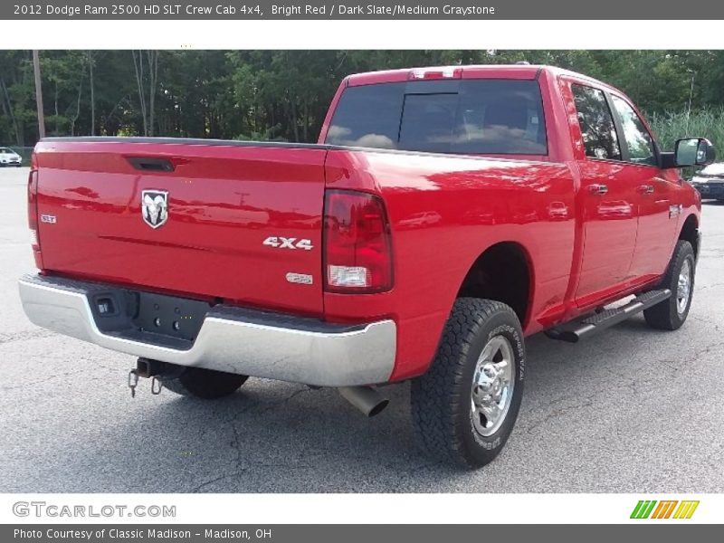 Bright Red / Dark Slate/Medium Graystone 2012 Dodge Ram 2500 HD SLT Crew Cab 4x4