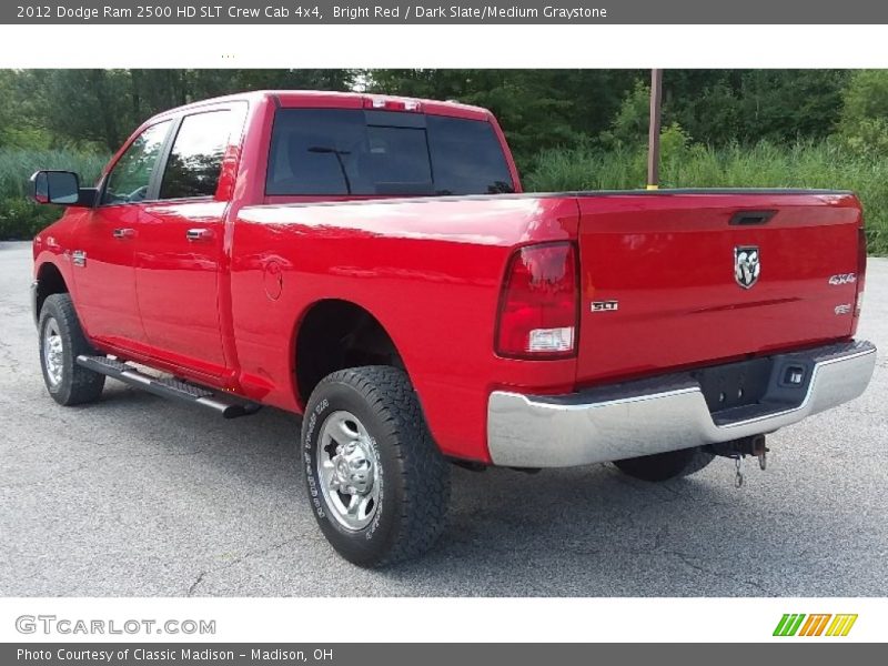 Bright Red / Dark Slate/Medium Graystone 2012 Dodge Ram 2500 HD SLT Crew Cab 4x4