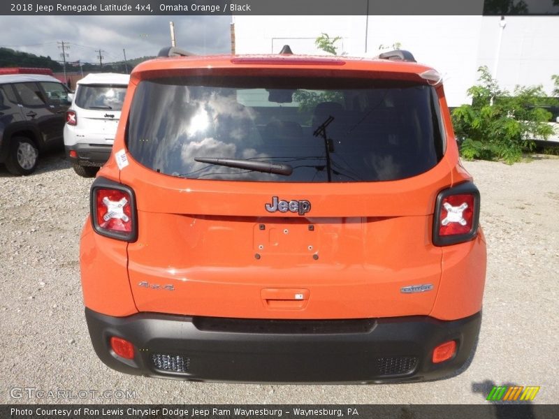 Omaha Orange / Black 2018 Jeep Renegade Latitude 4x4