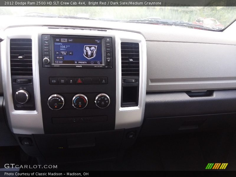 Bright Red / Dark Slate/Medium Graystone 2012 Dodge Ram 2500 HD SLT Crew Cab 4x4