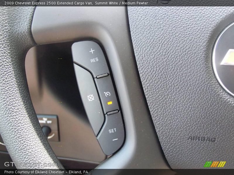 Summit White / Medium Pewter 2009 Chevrolet Express 2500 Extended Cargo Van