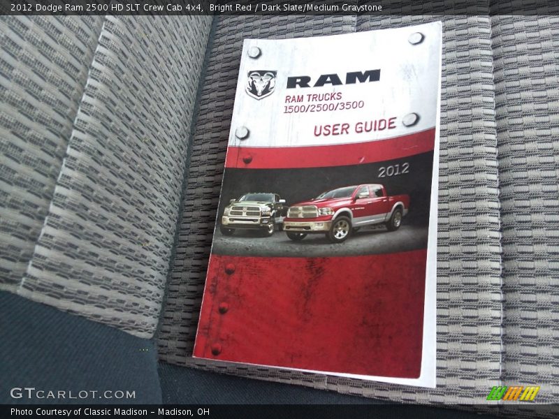Bright Red / Dark Slate/Medium Graystone 2012 Dodge Ram 2500 HD SLT Crew Cab 4x4