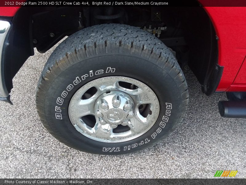 Bright Red / Dark Slate/Medium Graystone 2012 Dodge Ram 2500 HD SLT Crew Cab 4x4