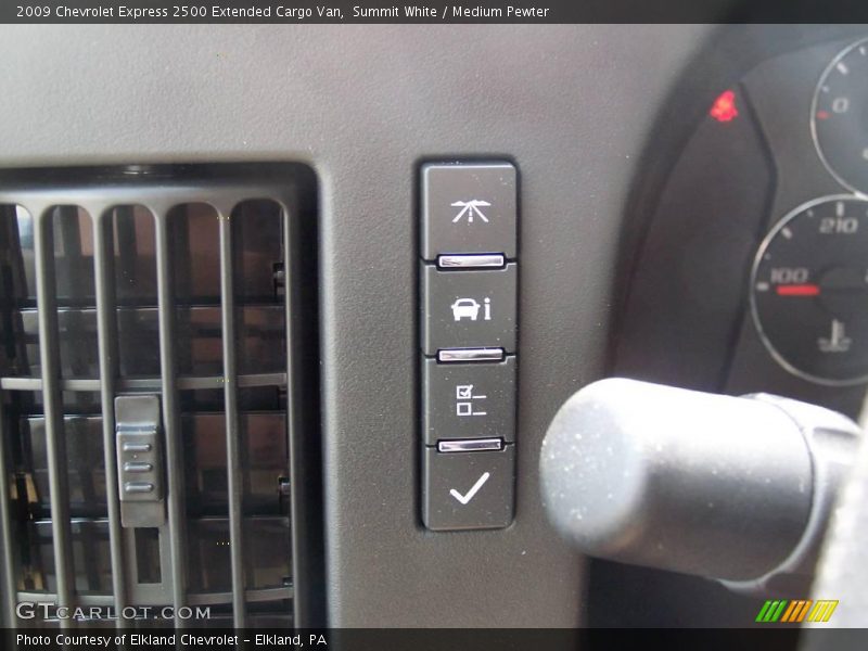 Summit White / Medium Pewter 2009 Chevrolet Express 2500 Extended Cargo Van