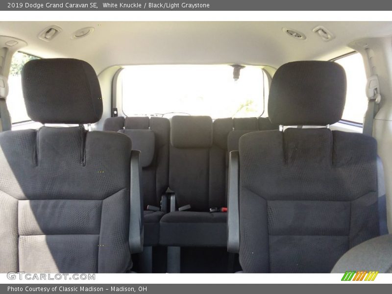 White Knuckle / Black/Light Graystone 2019 Dodge Grand Caravan SE