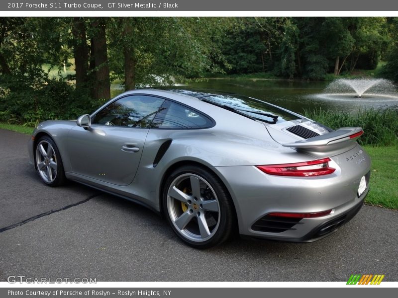 GT Silver Metallic / Black 2017 Porsche 911 Turbo Coupe