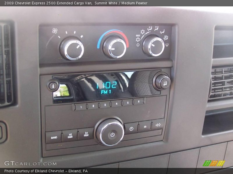 Summit White / Medium Pewter 2009 Chevrolet Express 2500 Extended Cargo Van