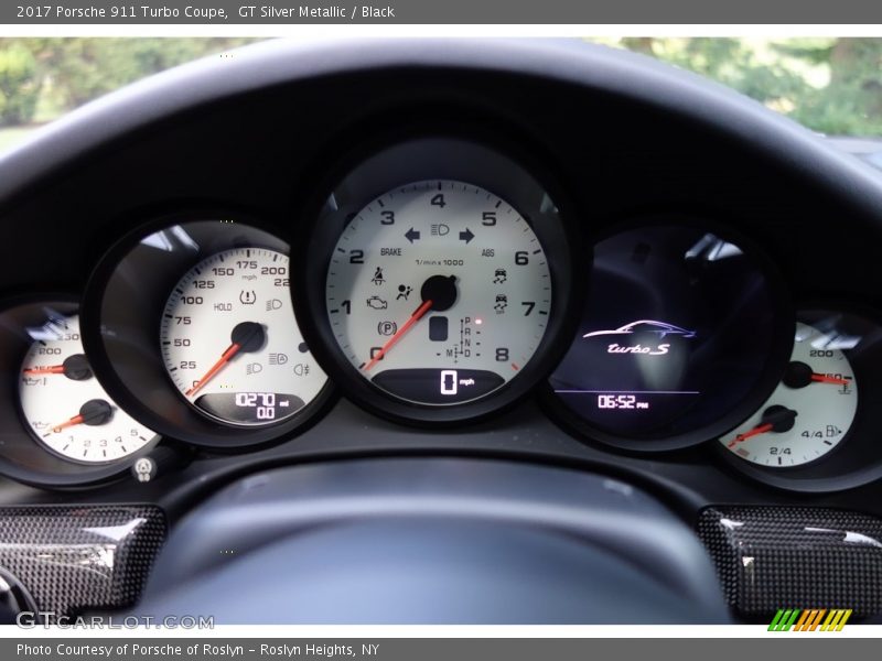  2017 911 Turbo Coupe Turbo Coupe Gauges