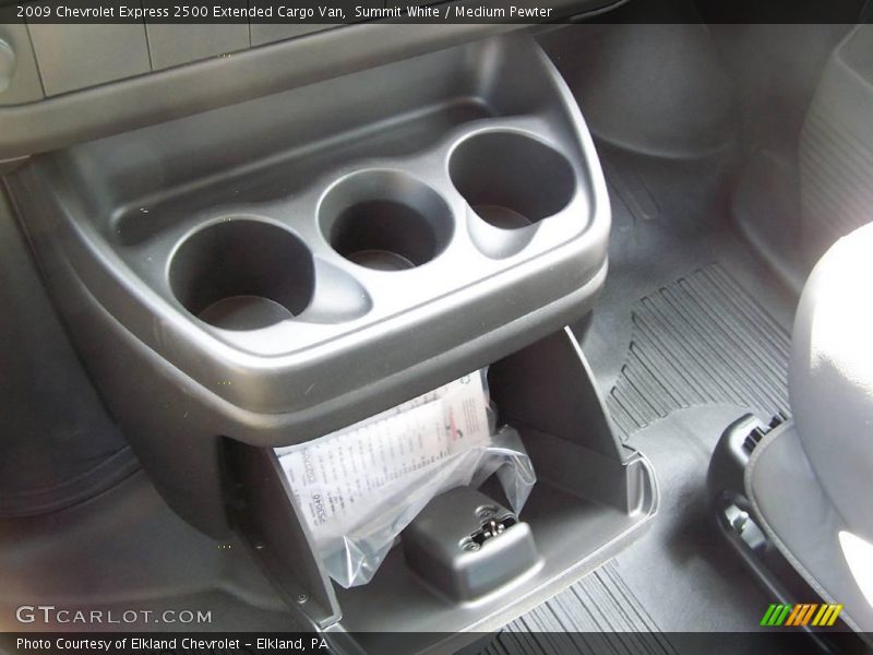 Summit White / Medium Pewter 2009 Chevrolet Express 2500 Extended Cargo Van