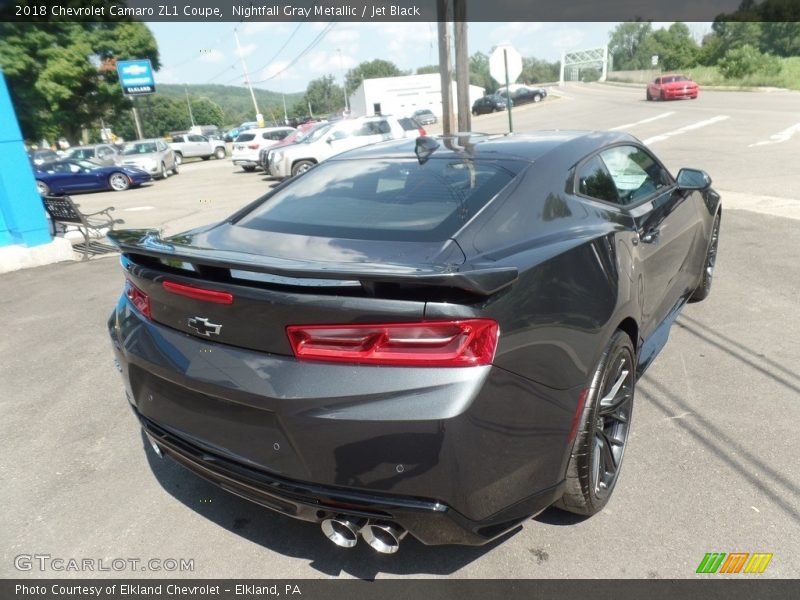 Nightfall Gray Metallic / Jet Black 2018 Chevrolet Camaro ZL1 Coupe