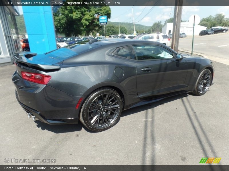 Nightfall Gray Metallic / Jet Black 2018 Chevrolet Camaro ZL1 Coupe