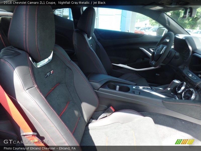 Nightfall Gray Metallic / Jet Black 2018 Chevrolet Camaro ZL1 Coupe