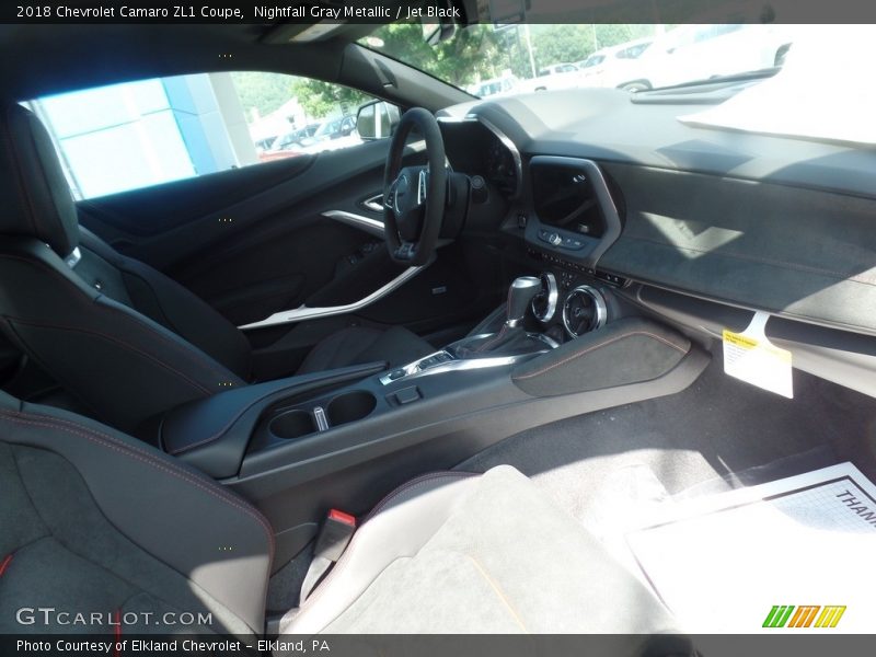Nightfall Gray Metallic / Jet Black 2018 Chevrolet Camaro ZL1 Coupe