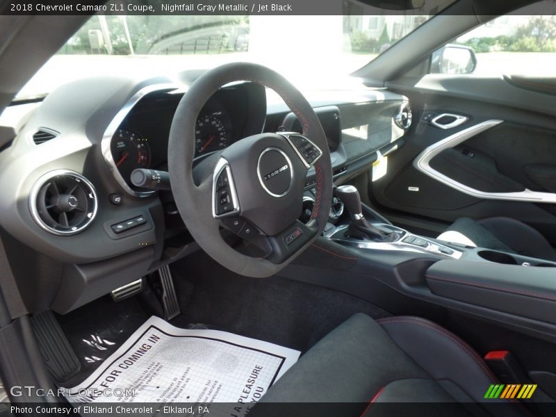 Nightfall Gray Metallic / Jet Black 2018 Chevrolet Camaro ZL1 Coupe