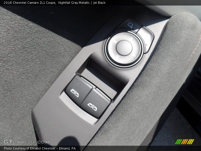 Nightfall Gray Metallic / Jet Black 2018 Chevrolet Camaro ZL1 Coupe