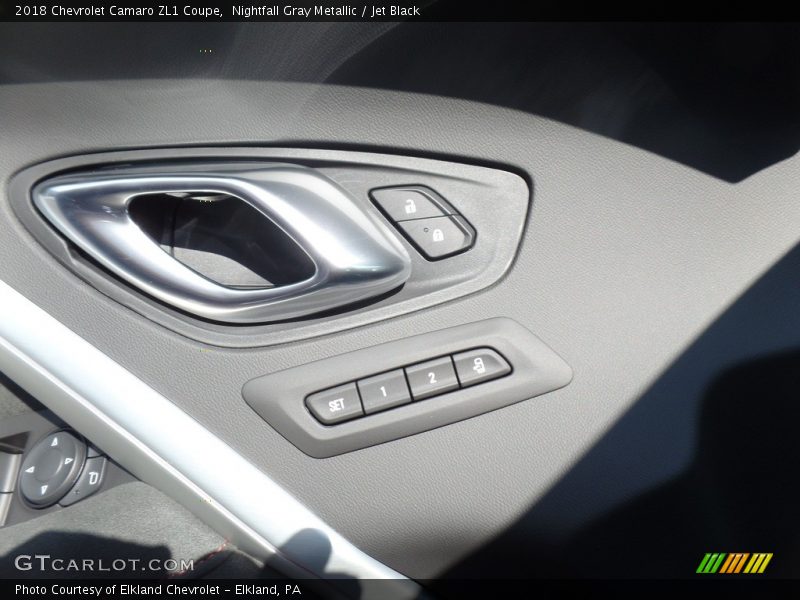 Nightfall Gray Metallic / Jet Black 2018 Chevrolet Camaro ZL1 Coupe