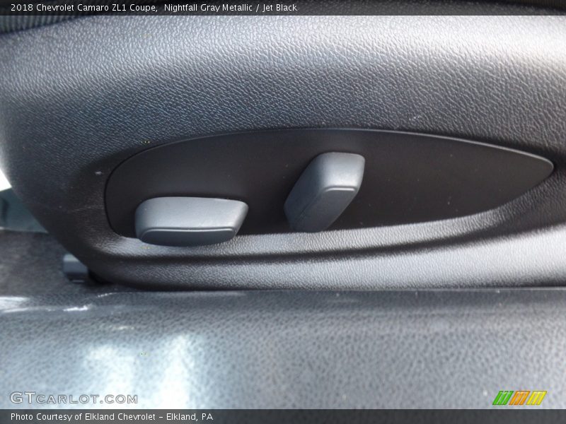 Nightfall Gray Metallic / Jet Black 2018 Chevrolet Camaro ZL1 Coupe