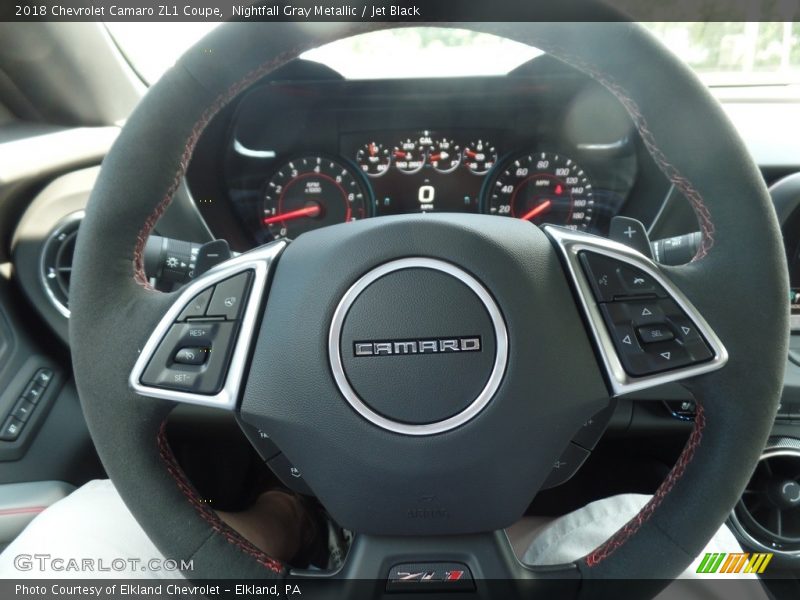 Nightfall Gray Metallic / Jet Black 2018 Chevrolet Camaro ZL1 Coupe