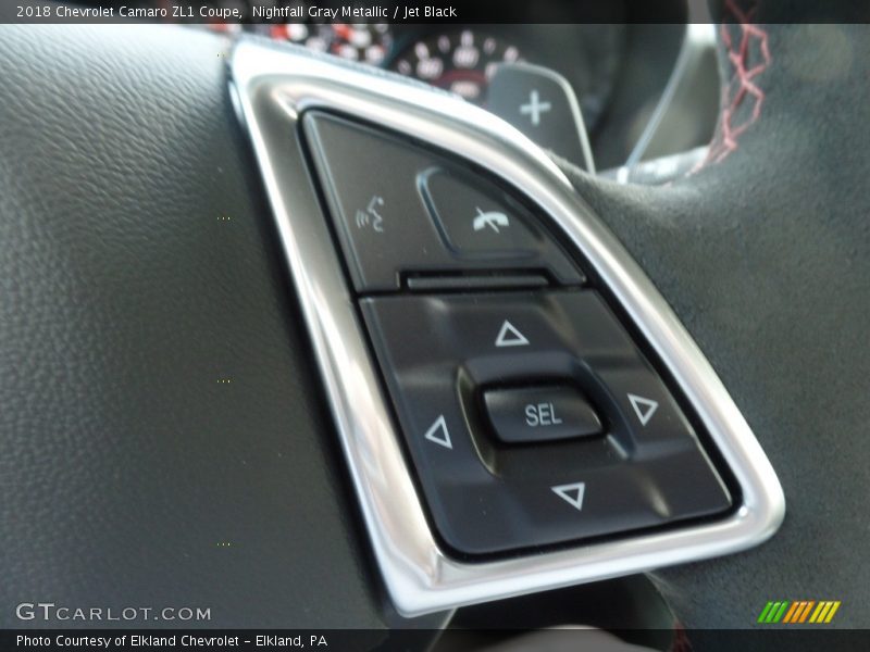 Nightfall Gray Metallic / Jet Black 2018 Chevrolet Camaro ZL1 Coupe