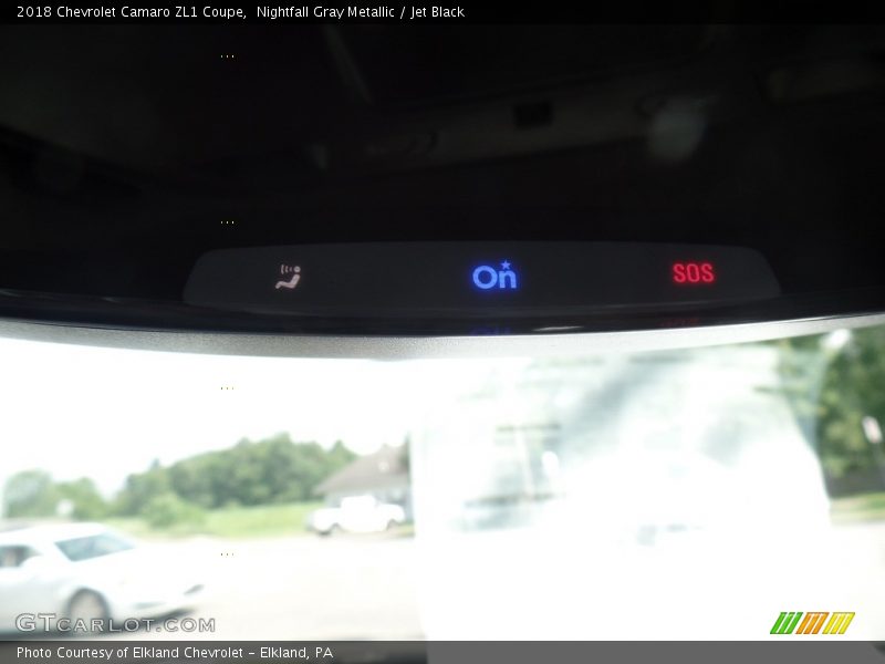 Nightfall Gray Metallic / Jet Black 2018 Chevrolet Camaro ZL1 Coupe
