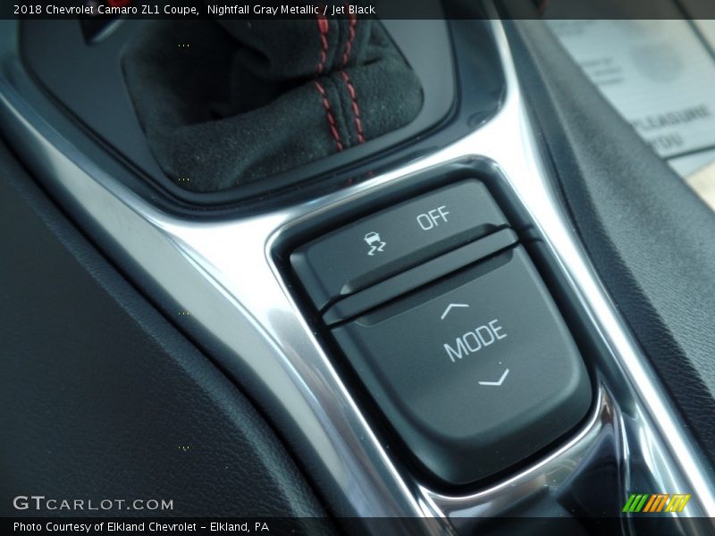 Nightfall Gray Metallic / Jet Black 2018 Chevrolet Camaro ZL1 Coupe