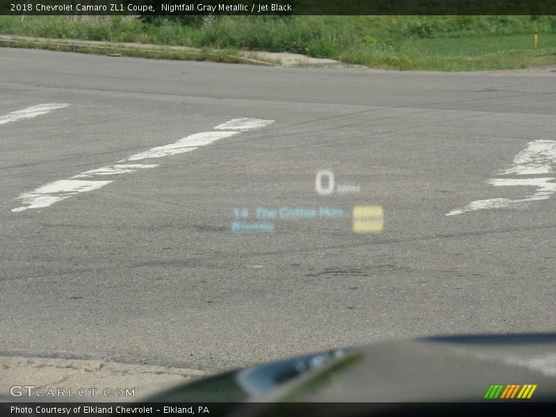 Nightfall Gray Metallic / Jet Black 2018 Chevrolet Camaro ZL1 Coupe