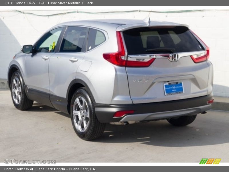 Lunar Silver Metallic / Black 2018 Honda CR-V EX-L