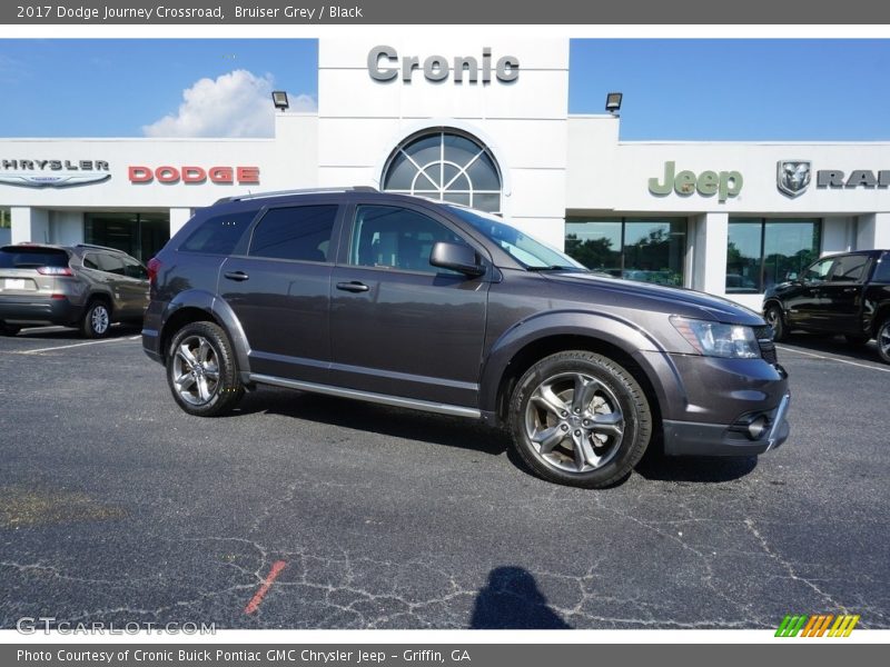 Bruiser Grey / Black 2017 Dodge Journey Crossroad