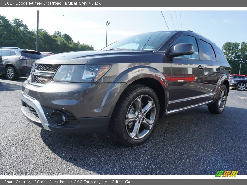 Bruiser Grey / Black 2017 Dodge Journey Crossroad