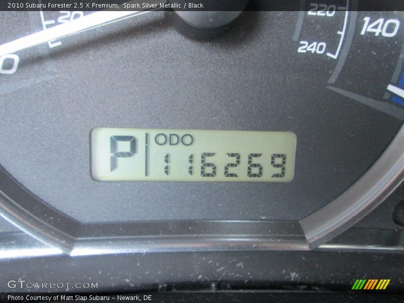 Spark Silver Metallic / Black 2010 Subaru Forester 2.5 X Premium