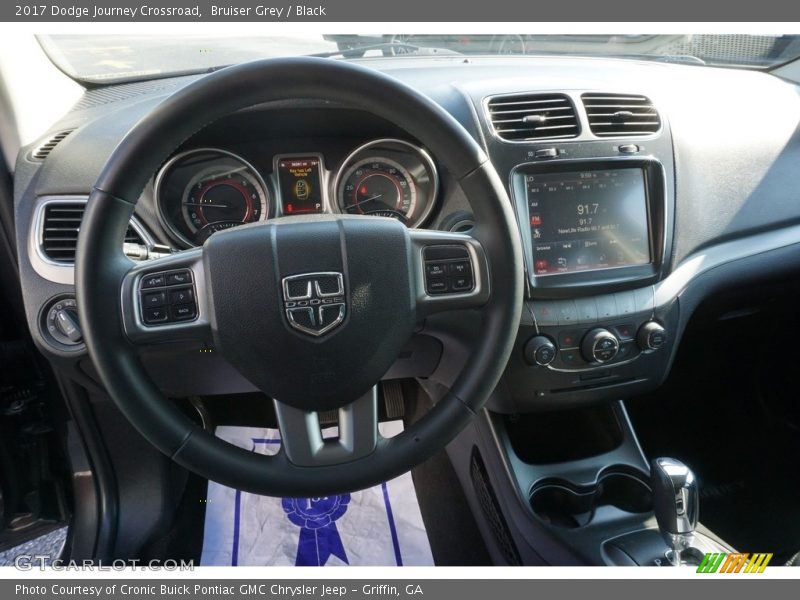 Bruiser Grey / Black 2017 Dodge Journey Crossroad