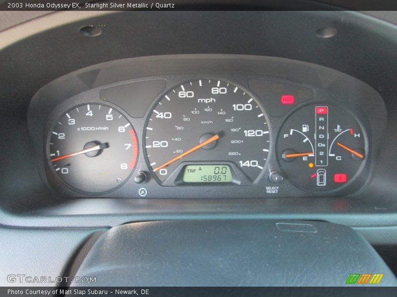 Starlight Silver Metallic / Quartz 2003 Honda Odyssey EX
